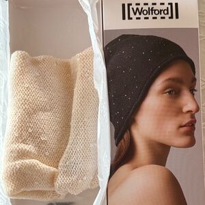 HARD TO FIND--NEW WOLFORD  MYKA  Cap. Porcelain color -Very Pretty